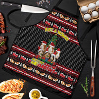 Guinea Pig Christmas Apron with Santa Hats Tree and Festive Gift Pattern - Wonder Print Shop