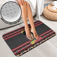 Guinea Pig Christmas Bathroom Set with Santa Hats Tree and Festive Gift Pattern - Wonder Print Shop