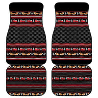Guinea Pig Christmas Car Mats with Santa Hats Tree and Festive Gift Pattern - Wonder Print Shop