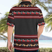 Guinea Pig Christmas Hawaiian Shirt with Santa Hats Tree and Festive Gift Pattern - Wonder Print Shop