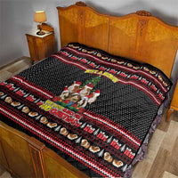 Guinea Pig Christmas Quilt with Santa Hats Tree and Festive Gift Pattern - Wonder Print Shop