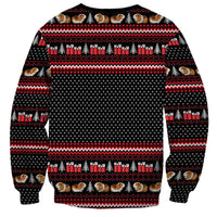 Guinea Pig Christmas Sweatshirt with Santa Hats Tree and Festive Gift Pattern - Wonder Print Shop