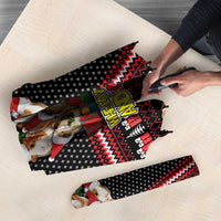 Guinea Pig Christmas Umbrella with Santa Hats Tree and Festive Gift Pattern - Wonder Print Shop