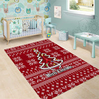Nurse Merry Christmas Christmas Area Rug Xmas Holiday Patterns - Wonder Print Shop