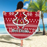 Nurse Merry Christmas Christmas Beach Blanket Xmas Holiday Patterns - Wonder Print Shop