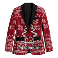 Nurse Merry Christmas Christmas Blazer Xmas Holiday Patterns - Wonder Print Shop