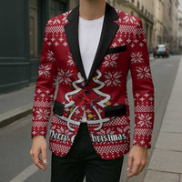 Nurse Merry Christmas Christmas Blazer Xmas Holiday Patterns - Wonder Print Shop