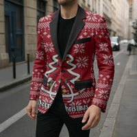 Nurse Merry Christmas Christmas Blazer Xmas Holiday Patterns - Wonder Print Shop