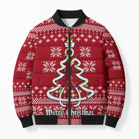 Nurse Merry Christmas Christmas Bomber Puffer Jacket Xmas Holiday Patterns - Wonder Print Shop