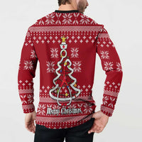 Nurse Merry Christmas Christmas Button Sweatshirt Xmas Holiday Patterns - Wonder Print Shop