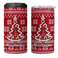 Nurse Merry Christmas Christmas 4 in 1 Can Cooler Tumbler Xmas Holiday Patterns - Wonder Print Shop