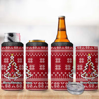 Nurse Merry Christmas Christmas 4 in 1 Can Cooler Tumbler Xmas Holiday Patterns - Wonder Print Shop