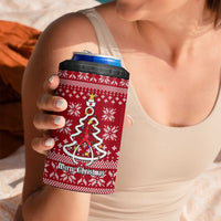 Nurse Merry Christmas Christmas 4 in 1 Can Cooler Tumbler Xmas Holiday Patterns - Wonder Print Shop