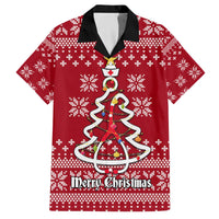 Nurse Merry Christmas Christmas Family Matching Off The Shoulder Long Sleeve Dress and Hawaiian Shirt Xmas Holiday Patterns - Wonder Print Shop