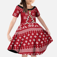 Nurse Merry Christmas Christmas Family Matching Off Shoulder Maxi Dress and Hawaiian Shirt Xmas Holiday Patterns - Wonder Print Shop