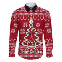 Nurse Merry Christmas Christmas Family Matching Short Sleeve Bodycon Dress and Hawaiian Shirt Xmas Holiday Patterns - Wonder Print Shop