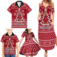 Nurse Merry Christmas Christmas Family Matching Summer Maxi Dress and Hawaiian Shirt Xmas Holiday Patterns - Wonder Print Shop