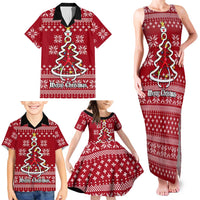 Nurse Merry Christmas Christmas Family Matching Tank Maxi Dress and Hawaiian Shirt Xmas Holiday Patterns - Wonder Print Shop