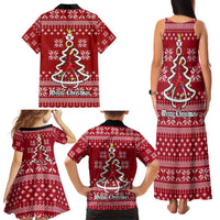 Nurse Merry Christmas Christmas Family Matching Tank Maxi Dress and Hawaiian Shirt Xmas Holiday Patterns - Wonder Print Shop