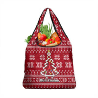 Nurse Merry Christmas Christmas Grocery Bag Xmas Holiday Patterns - Wonder Print Shop
