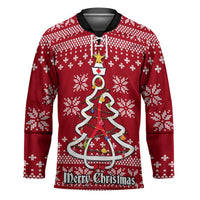 Nurse Merry Christmas Christmas Hockey Jersey Xmas Holiday Patterns - Wonder Print Shop