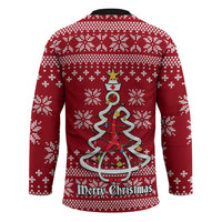Nurse Merry Christmas Christmas Hockey Jersey Xmas Holiday Patterns - Wonder Print Shop