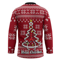 Nurse Merry Christmas Christmas Hockey Jersey Xmas Holiday Patterns - Wonder Print Shop