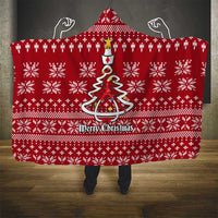 Nurse Merry Christmas Christmas Hooded Blanket Xmas Holiday Patterns - Wonder Print Shop