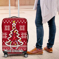 Nurse Merry Christmas Christmas Luggage Cover Xmas Holiday Patterns - Wonder Print Shop