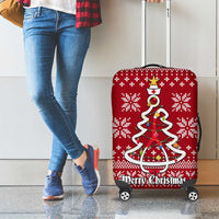 Nurse Merry Christmas Christmas Luggage Cover Xmas Holiday Patterns - Wonder Print Shop