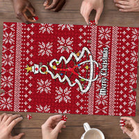 Nurse Merry Christmas Christmas Puzzle Xmas Holiday Patterns - Wonder Print Shop