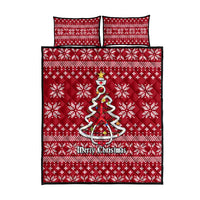 Nurse Merry Christmas Christmas Quilt Bed Set Xmas Holiday Patterns - Wonder Print Shop