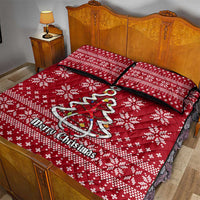 Nurse Merry Christmas Christmas Quilt Bed Set Xmas Holiday Patterns - Wonder Print Shop