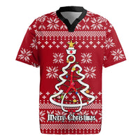 Nurse Merry Christmas Christmas Rugby Jersey Xmas Holiday Patterns - Wonder Print Shop