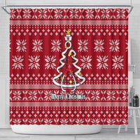 Nurse Merry Christmas Christmas Shower Curtain Xmas Holiday Patterns - Wonder Print Shop