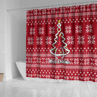 Nurse Merry Christmas Christmas Shower Curtain Xmas Holiday Patterns - Wonder Print Shop