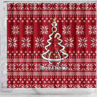 Nurse Merry Christmas Christmas Shower Curtain Xmas Holiday Patterns - Wonder Print Shop