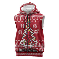 Nurse Merry Christmas Christmas Sleeveless Zip Hoodie Xmas Holiday Patterns - Wonder Print Shop
