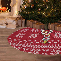 Nurse Merry Christmas Tree Skirt Xmas Holiday Patterns - Wonder Print Shop