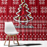 Nurse Merry Christmas Christmas Window Curtain Xmas Holiday Patterns - Wonder Print Shop