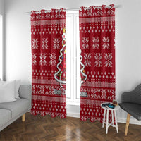Nurse Merry Christmas Christmas Window Curtain Xmas Holiday Patterns - Wonder Print Shop