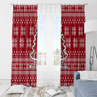 Nurse Merry Christmas Christmas Window Curtain Xmas Holiday Patterns - Wonder Print Shop