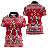 Nurse Merry Christmas Christmas Women Polo Shirt Xmas Holiday Patterns - Wonder Print Shop