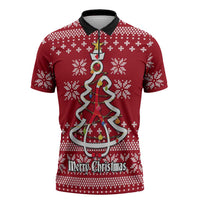 Nurse Merry Christmas Christmas Zipper Polo Shirt Xmas Holiday Patterns - Wonder Print Shop