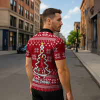 Nurse Merry Christmas Christmas Zipper Polo Shirt Xmas Holiday Patterns - Wonder Print Shop