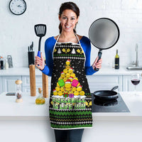 PickleBall Is Life Christmas Apron Xmas Holiday Patterns - Wonder Print Shop