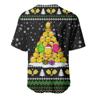 PickleBall Is Life Christmas Baseball Jersey Xmas Holiday Patterns - Wonder Print Shop