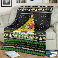 PickleBall Is Life Christmas Blanket Xmas Holiday Patterns - Wonder Print Shop