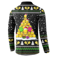 PickleBall Is Life Christmas Button Sweatshirt Xmas Holiday Patterns - Wonder Print Shop