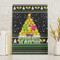 PickleBall Is Life Christmas Canvas Wall Art Xmas Holiday Patterns - Wonder Print Shop